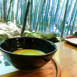 休耕庵 竹の庭の茶席 鎌倉 カフェ Retty