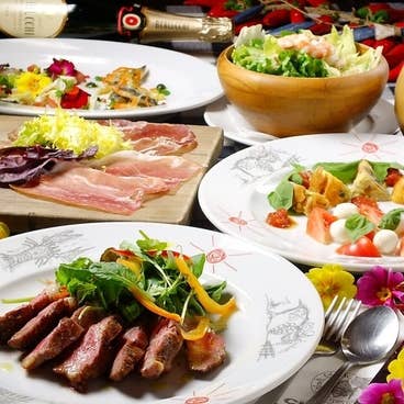 【2時間制サラダ食べ放題・飲み放題付】Reservaリゼルバコース＜さらに贅沢に＞