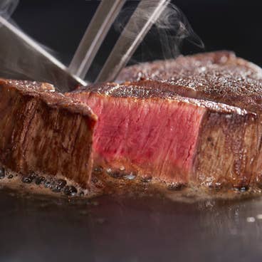 ランチ　 ステーキコース 銀杏 <黒毛和牛コース >