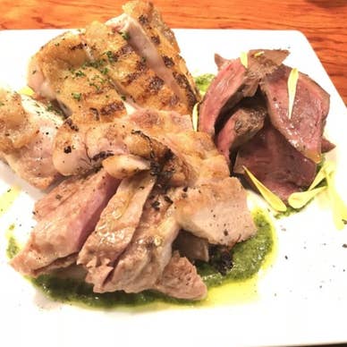 メイン三種の肉盛り
