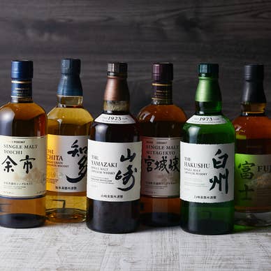 厳選された国産ハイボールを多種ご用意してます。