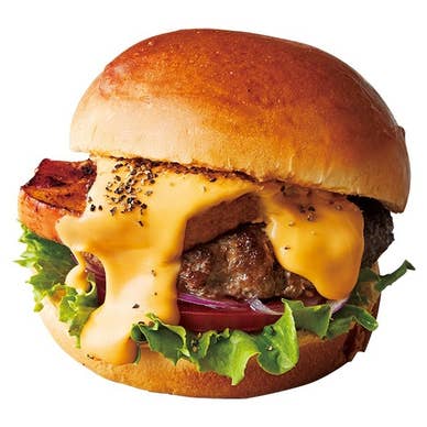 人気NO.1 ペッパー&チェダーメルトバーガー