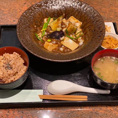 【ランチ】大豆ミートの麻婆豆腐