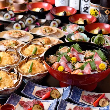 2名様～OK季節のコースは飲放題付き4500円より