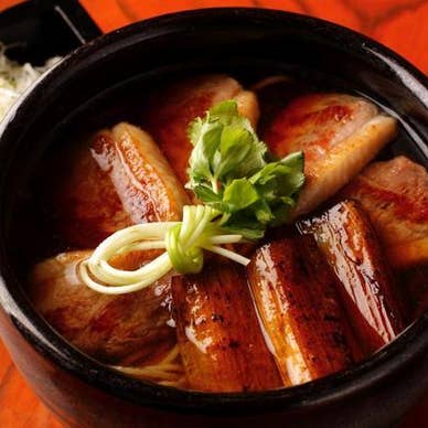 こだわりの焼葱入り 鴨南蛮蕎麦