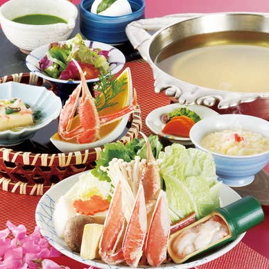 お昼のかにすき御膳