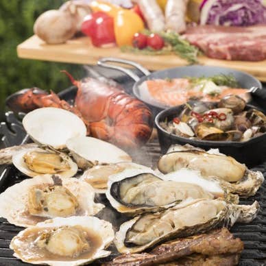 海の目の前で、BBQ！気分は最高◎
