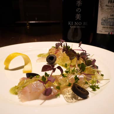 真鯛のカルパッチョ