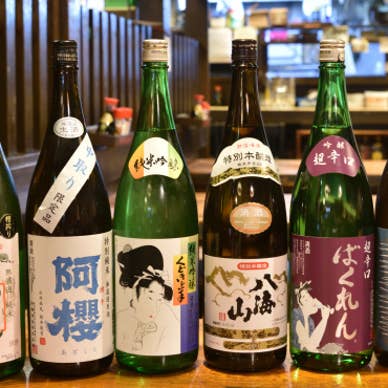 日本酒はすべて一合500円！安いです！