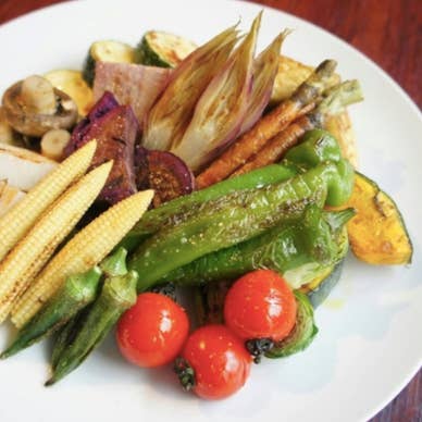 野菜の素焼き