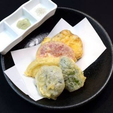 季節野菜の天麩羅盛り合わせ