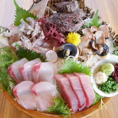 新鮮魚の5点盛り
