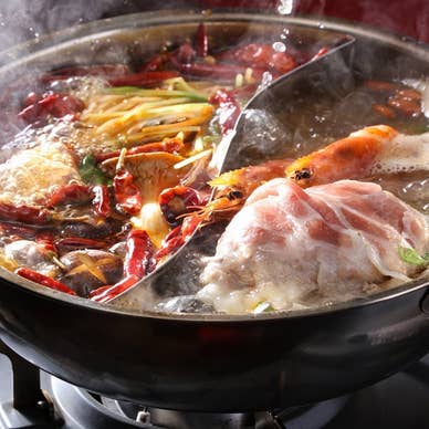 大人気！赤い壺しゃぶ鍋コース