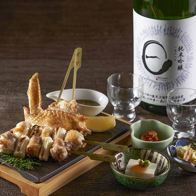 【比内地鶏】おまかせ串焼三種盛り