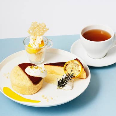 北海道産チーズのチーズケーキプレート