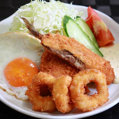 アジフライ定食