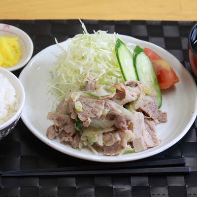 豚ねぎ塩焼定食