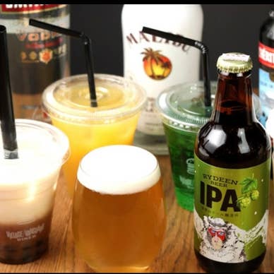 アルコールも豊富にございます。