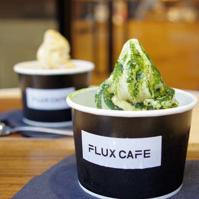 　飲む点滴！！甘酒を使用した豆乳ソフトクリーム