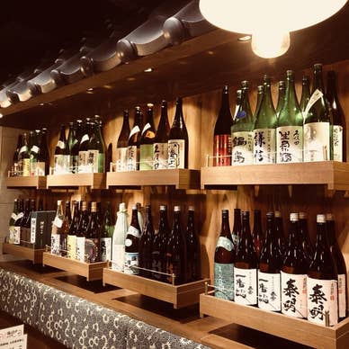種類豊富な日本酒と焼酎