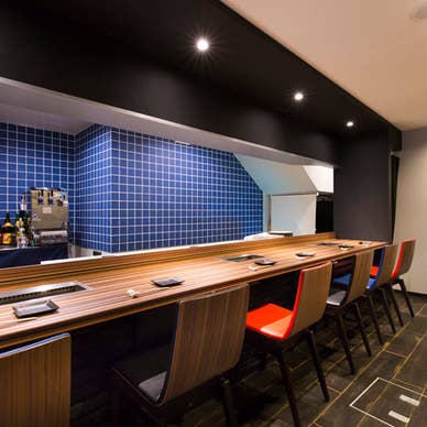 6席のみの特等席のカウンター