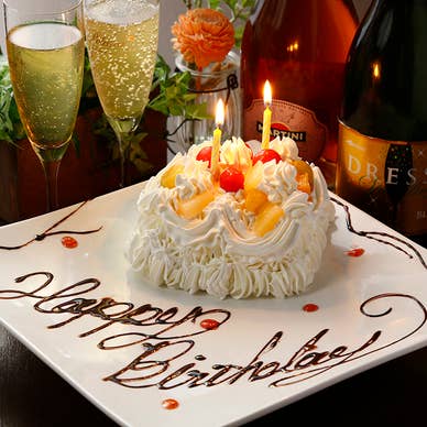 誕生日&記念日にデザートプレート♪