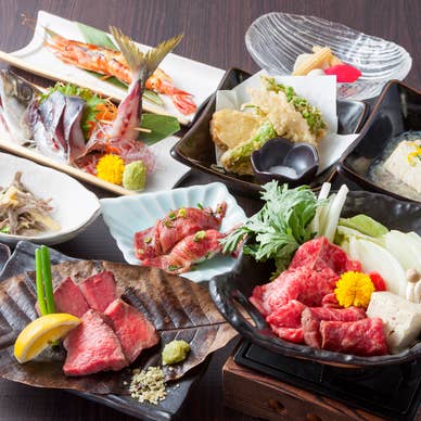 肉尽くしの会席コース