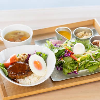 ロコモコ丼セット