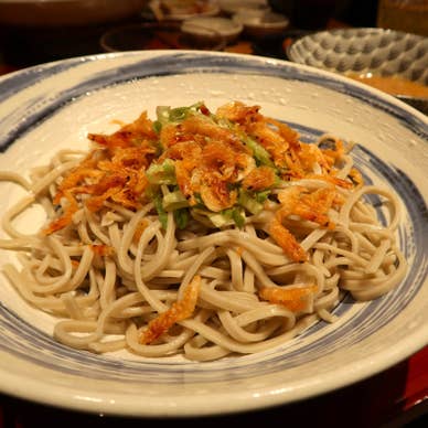 名物 おつけ蕎麦・海老しお