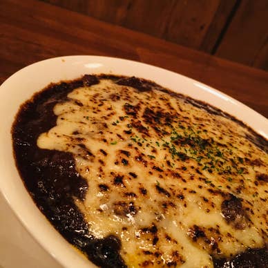 牛すじチーズ焼カレー
