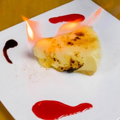 炙りレアチーズケーキ