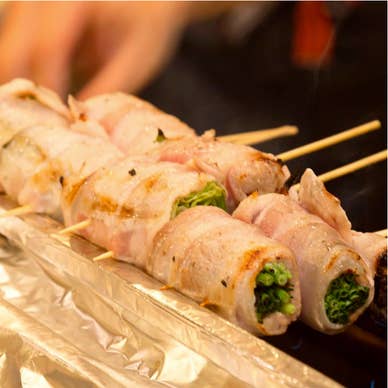 野菜巻き串に舌鼓！飲み会にも◎