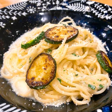 ズッキーニのレモンクリーム（気まぐれパスタ）