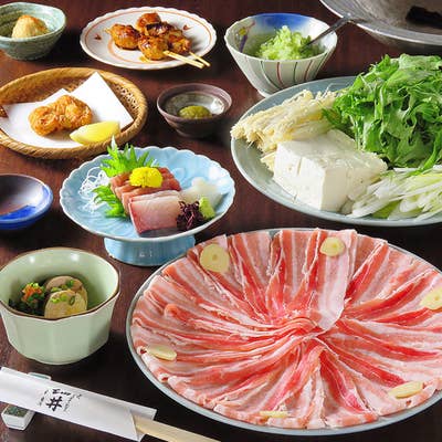 【山形県米沢産一番育ちの豚バラ】ブランド豚を味わう《全7品》