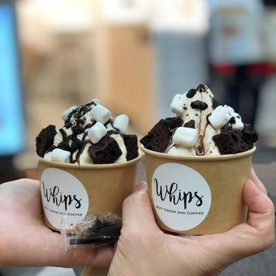 ハニートップ　ソフトクリーム　デイスプレイ　看板　什器　アメトイ Limited】KAIEDA FLAVORS ハニーソフトクリーム(はちみつソフト