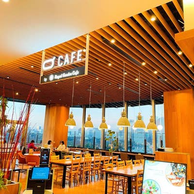 「パリの街角・オレンジ色のカフェ」 パリの美味しいもの⑤ パリの街角のお店 | まろんちゃんの花紀行