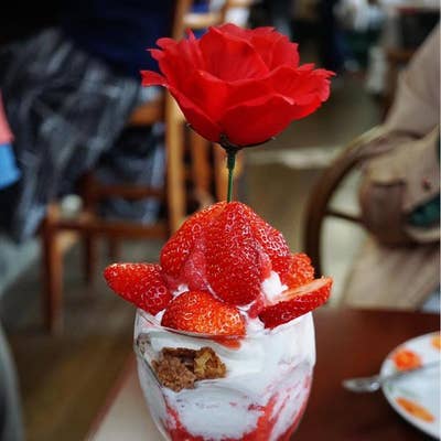 フルーツパーラー角館 さかい屋 田沢湖 パフェ Retty