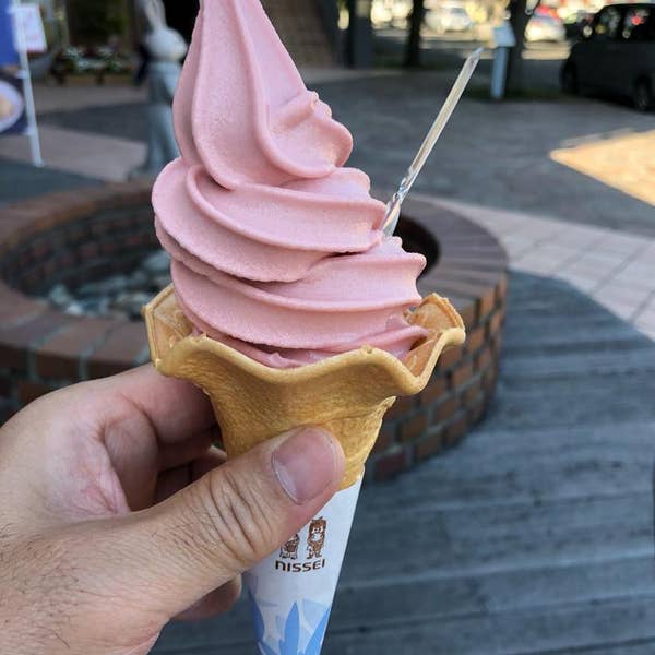 ソフトクリーム　サンプル　見本 業務用食品サンプル：氷菓：ミックスソフトクリーム各種(ソフト