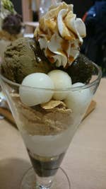 ナナズグリーンティー なんばcity店 ほうじ茶白玉パフェ O ほうじ茶の香りがい なんば ナナズグリーンティー なんばcity店 ほうじ茶白玉パフェ O ほうじ茶の香りがい なんば