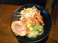 麺ぐるい もりそば 大盛 ヤサイ アブラマシまぜそば魚介もり 上越