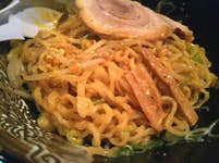 麺ぐるい もりそば 大盛 ヤサイ アブラマシまぜそば魚介もり 上越
