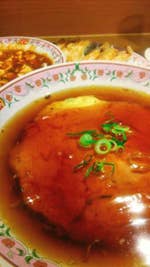 餃子の王将国立駅南口店 天津麺と麻婆豆腐 各500円 餃子260円 麻婆豆 国立