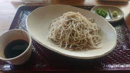 そば好日 かき揚げ盛りそば大盛を頂きました 暖かくなってきた 春日