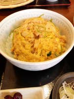 そば 勘 親子丼ランチセット 小田急線梅ヶ丘駅からすぐの場 経堂