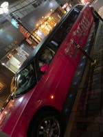 イタリアンダイニング 3601 ピンクのリムジンで難波駅にお迎え来て貰いドライブし 心斎橋