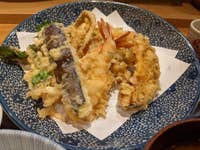 天ぷら日本料理 あら川 天ぷら定食 海老 キス かき揚げ 野菜 赤羽 十条 王子