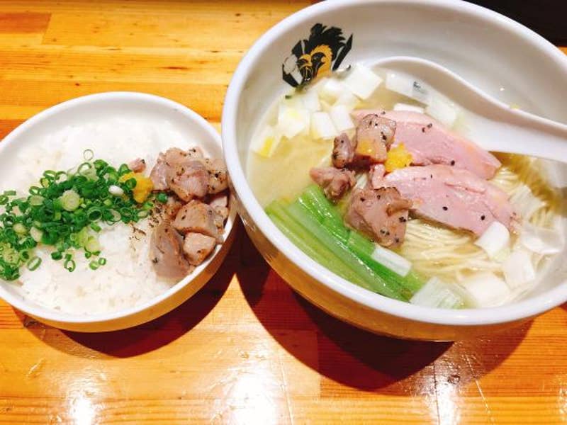 中華そば 満鶏軒 鴨中華そば 塩 雑炊セット 錦糸町 中華そば 満鶏軒 鴨中華そば 塩 雑炊セット 錦糸町