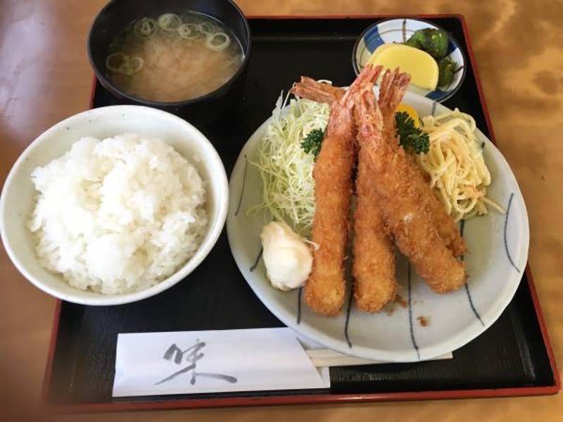 お食事処 まつもと「コスパ 。エビフライ定食920円。大きなエビフライ...」:京都駅中央口周辺 お食事処 まつもと「コスパ 。エビフライ定食920円。大きなエビフライ...」:京都駅中央口周辺