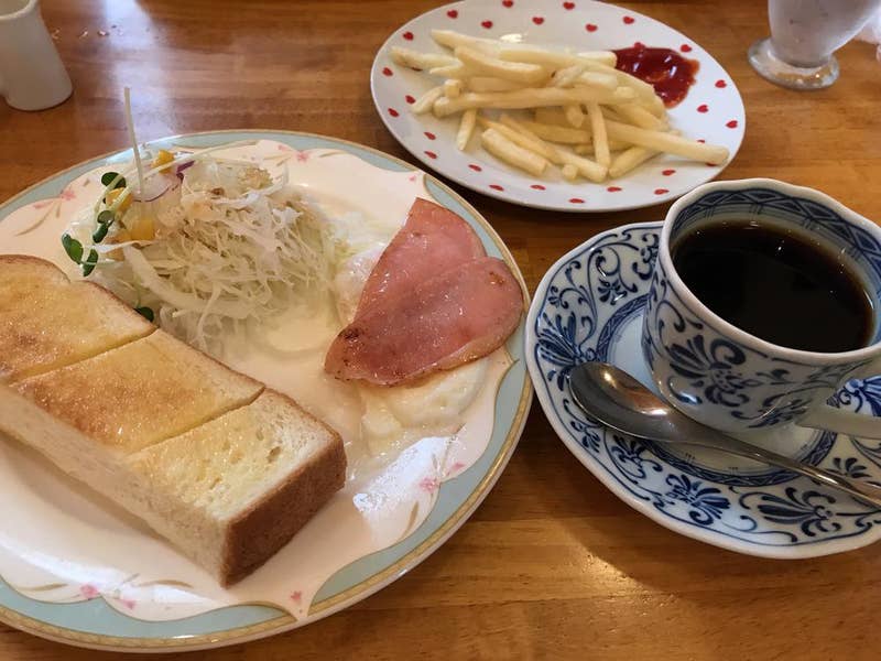 【むちらぶ@（本日評価予定）】んきや 古い木造店舗 自然に囲まれたカフェ 坂のまちから川を見下ろす雑貨カフェ【grin the cafe】おわらの