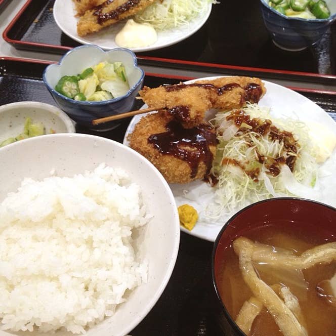 『串コロ定食』は680円というお安い値段設定。こちらの居酒屋はランチもお得です。/Naohito Tamuraさんの投稿より